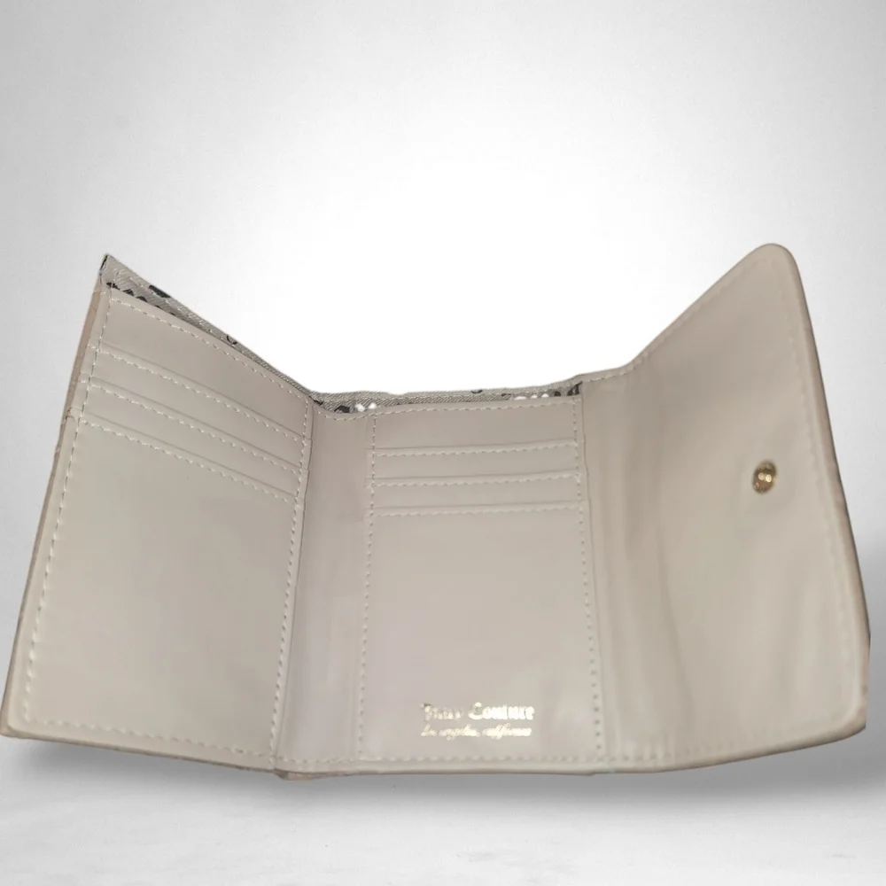 Juicy Couture Cafe Upgrade U Double Sided Trifold Wallet